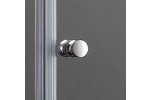 Душевой уголок Cezares Elena 120х100 хром стекло прозрачное - 3