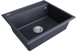 Мойка кухонная Paulmark Stepia 59 темно - серый матовый - 2