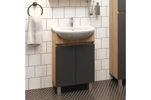 Комплект мебели Onika Милтон 50 серый с светлым деревом - 3