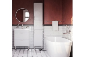 Тумба для комплекта IDDIS Oxford 80, белая - 3