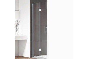 Душевая дверь Cezares Eco 90 хром стекло прозрачное - 2