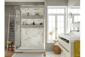 Душевой уголок STWORKI Эстерсунд DE019R80160200 160x80 см профиль хром матовый - 3