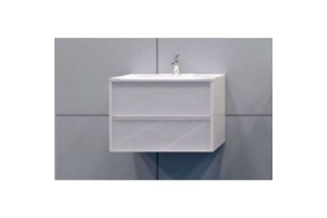 Тумба под раковину подвесная Stella Polar Калипсо 70 белая