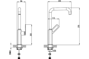 Смеситель Iddis Slide SLIBG00i05 для кухонной мойки - 3