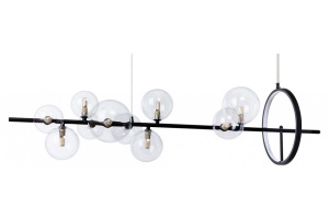 Подвесная светодиодная люстра Arte Lamp Saturn A7790SP-50BK