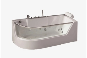 Ванна акриловая WeltWasser WW HB Alster 170/80 WT R с гидромассажем белый (10000006084)