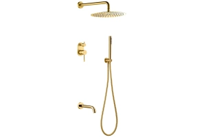 Душевой комплект Boheme Uno золото (464-2-G)