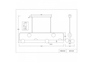 Подвесной светильник Favourite Fitirum 4073-6P - 3