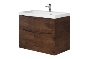 Тумба с раковиной BelBagno Marino 90 темное дерево - 3