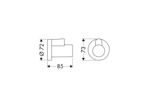 Декоративная накладка Hansgrohe, матовый черный 13950670 - 2