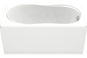 Акриловая ванна Bas Лима стандарт 130 см на ножках - 2