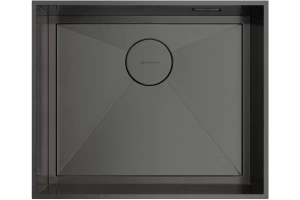 Мойка кухонная Omoikiri Kasen вороненая сталь (4993496)