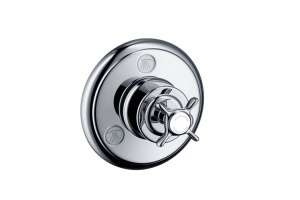 AX Montreux Встраиваемый запорный/переключающий вентиль Trio/Quattro , ¾ (внешняя часть), цвет: хром