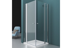 Душевой уголок BelBagno Etna 90х90 профиль хром стекло прозрачное