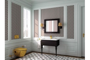 Унитаз подвесной Creavit Single TP325 золото, сиденье микролифт - 2