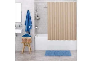 Штора для ванной Wasserkraft Vils 240х200 бежевый - 2