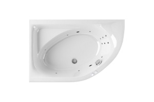 Ванна акриловая Excellent Aquaria Line 150x100 L с гидромассажем белый - хром