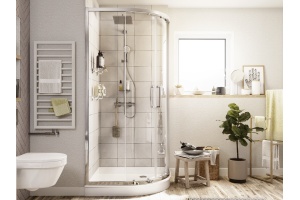 Душевой уголок STWORKI Хельсинки DE018RL8585200CH 85x85 см профиль хром глянец - 2