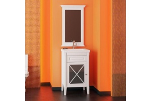 Зеркало Opadiris Палермо 50 белое матовое - 2