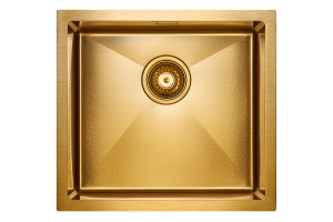 Мойка кухонная Paulmark Weser 48 брашированное золото