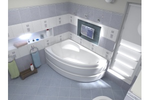 Акриловая ванна Bas Сагра 160x100 см L - 3