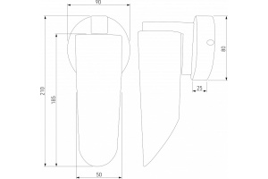Бра Eurosvet Wing 40037/1 золото - 2