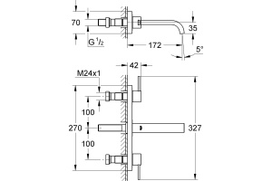 Смеситель Grohe Allure 20189000 для раковины - 3
