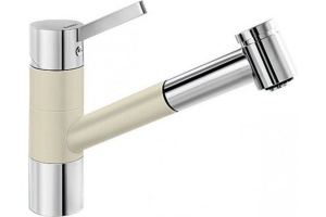 Смеситель для кухонной мойки Blanco Tivo бежевый, хром (517614)