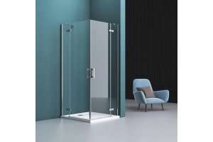 Душевой уголок BelBagno Kraft 90х80 хром (KRAFT-AH-22-90/80-C-Cr-R) - 2