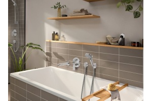 Смеситель для ванны с душем Hansgrohe Rebris E хром - 2