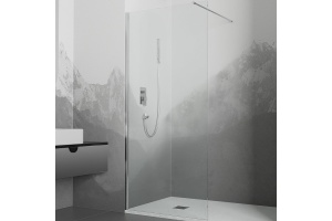 Душевая перегородка RGW Walk In WA-010 130х195 профиль хром стекло прозрачное