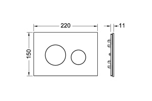 Лицевая панель TECEloop, дуб (натуральное дерево) - 2