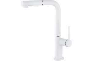 Смеситель для кухни Paulmark Neo белый матовый