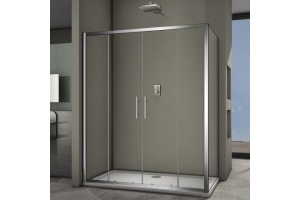 Душевой уголок Veconi Rovigo RV-062 140x90 профиль хром (RV062-14090PR-01-19C3)