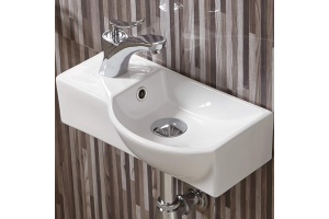 Раковина подвесная WeltWasser WW AISBACH 7940 GL-WT L 40 белый (10000008686)