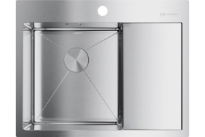 Мойка кухонная Omoikiri Akisame 65-IN-L нержавеющая сталь
