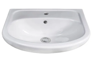 Тумба с раковиной Misty Уют 55 белая глянцевая - 3