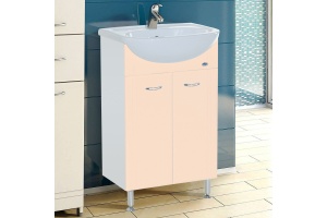 Тумба с раковиной Bellezza Уют 50 бежевая