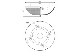 Накладной светильник Maytoni Coupe C046CL-04G - 2