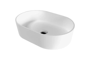 Раковина накладная Whitecross Emerald 55х37 белая матовая