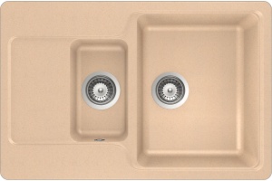 Мойка  Cambridge 60 D  Cristalite лунный камень