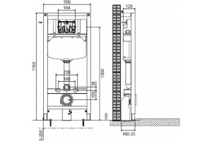 Система инсталляции для унитазов Jacob Delafon E24156-NF - 2