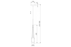 Подвесной светильник Eurosvet Folio 50224/1 дымчатый - 3
