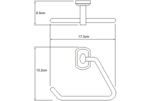 Полотенцедержатель Wasserkraft Oder K-3061 треугольник - 3