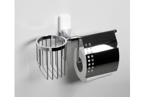 Держатель туалетной бумаги Wasserkraft Leine White K-5059White с держателем освежителя воздуха - 2