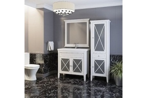 Зеркало Opadiris Палермо 90 белое матовое - 2