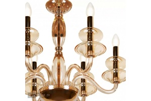 Подвесная люстра iLamp Mercury P9448-6 Gold - 2
