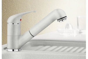 Смеситель для кухонной мойки Blanco Daras белый (524193) - 2