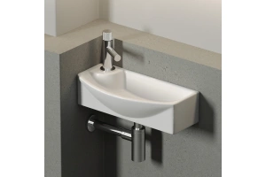 Раковина подвесная Ceramica Nova Element 45.5х22 белая правая - 3