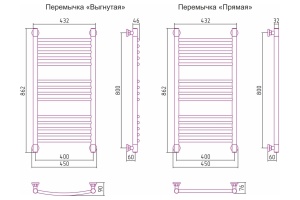 Полотенцесушитель водяной ДР 